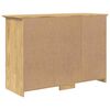 vidaXL Dressoir BODO Honingbruin 115,5 x 44 x 80 cm Bewerkt hout