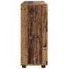 vidaXL Houten Kast met lade Oudhout 88,5 x 30,5 x 73 cm Bewerkt hout