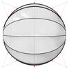 vidaXL Pooldome Doorzichtig 500 x 500 x 236 cm PVC