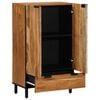 vidaXL Hoge kast Naturel 60 x 33,5 x 100 cm Massief Acaciahout