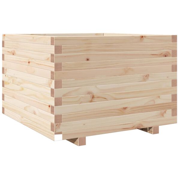 vidaXL Plantenbak 70x70x49,5 cm massief grenenhout