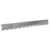 vidaXL Gazonrand 30 st 102 x 10 x 4 cm Staal Zilverkleurig