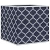 vidaXL Opbergboxen 10 st inklapbaar 32x32x32 cm ongeweven stof blauw