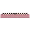 vidaXL Ottoman bedframe zonder matras 140x200 cm fluweel roze