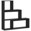 vidaXL Kamerscherm Boekenkast 123 x 29 x 123 cm Bewerkt hout