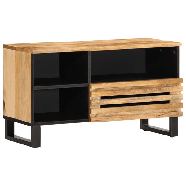vidaXL Tv-meubel 80x34x46 cm massief ruw mangohout