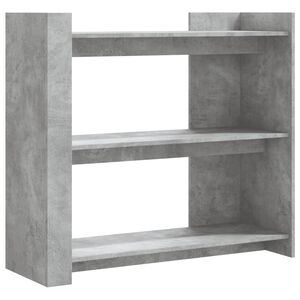 vidaXL Wandtafel 100x35x90 cm bewerkt hout betongrijs