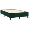 vidaXL Boxspring bed 120x200 cm fluweel donkergroen