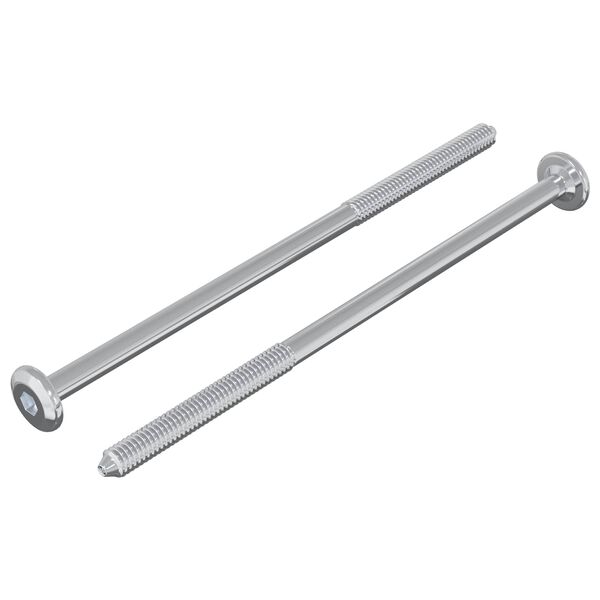 vidaXL Bout 2 pcs Zilver M6 x 120 mm Staal