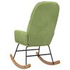 vidaXL Schommelstoel fluweel lichtgroen