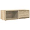 vidaXL Tv-meubels 2 st 80x31x25,5 cm bewerkt hout sonoma eikenkleurig