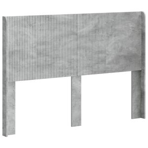 vidaXL Hoofdbord Betongrijs Bewerkt hout