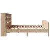 vidaXL Bed met boekenkast zonder matras massief grenenhout 180x200 cm