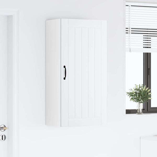 vidaXL Keukenkast Lucca Wit 50 x 31 x 100 cm Bewerkt hout