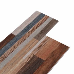 vidaXL Zelfklevende PVC Vloerplanken Meerkleurig 30,5 x 61 cm 28 st