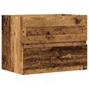 vidaXL Badkamerkast 60x38,5x45 cm bewerkt hout oud houtkleurig