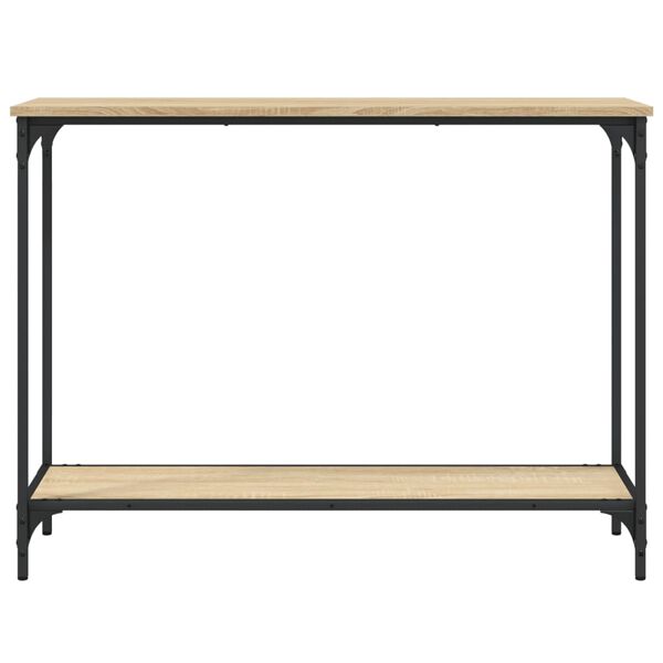 vidaXL Wandtafel 101x30,5x75 cm bewerkt hout sonoma eikenkleurig