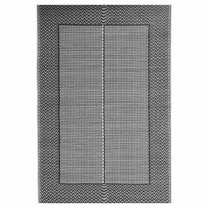 vidaXL Buitenkleed ARAKIL 140x200 cm polypropeen zwart