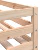 vidaXL Kinderhoogslaper met ladder 80x200 cm massief grenenhout