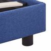 vidaXL Bedframe zonder matras 150x200 cm blauw