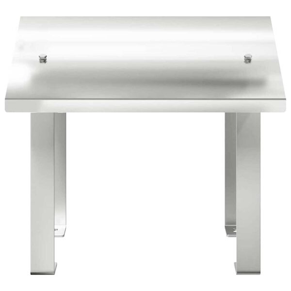 vidaXL Rookkap Zilver 40 x 40 x 37.5 cm Roestvrij staal