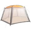 vidaXL Zwembadtent 660x580x250 cm stof grijs