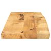 vidaXL Tafelblad met natuurlijke rand 70x20x2,5 cm massief mangohout
