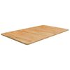 vidaXL Wastafelblad 100x60x1,5 cm behandeld massief hout lichtbruin