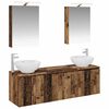 vidaXL Badkamerkastenset 5 pcs Oud hout Bewerkt hout