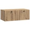 vidaXL Wandbeugel TV-kast Artisanaal eiken 78,5 x 41 x 30 cm