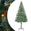 vidaXL Kunstkerstboom met 300 LED Groen 180 cm PVC en Staal