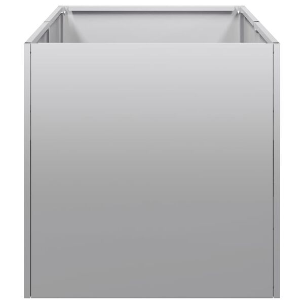 vidaXL Plantenbak 40x80x40 cm gegalvaniseerd staal