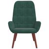 vidaXL Relaxstoel fluweel donkergoen