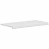 vidaXL Raamsokkel Wit 100 x 45 x 4,5 cm PVC