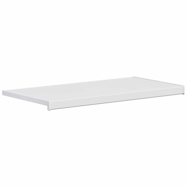 vidaXL Raamsokkel Wit 100 x 45 x 4,5 cm PVC
