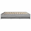 vidaXL Bedframe zonder matras 180x200 cm spaanplaat grijs Sonoma