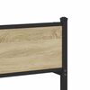 vidaXL Bedframe zonder matras metaal sonoma eikenkleurig 140x200 cm