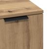 vidaXL Dressoir met lade 3 pcs Artisan Eiken Bewerkt hout