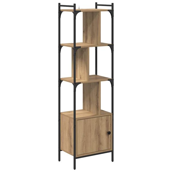 vidaXL Boekenkast Artisan Eiken 44,5 x 30 x 154,5 cm Bewerkt hout
