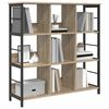 vidaXL Boekenkast Sonoma Eiken 102 x 32 x 104,5 cm Bewerkt hout