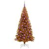 vidaXL Kerstboom met 300 LED met standaard Goud 180 cm PET