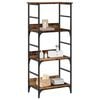 vidaXL Boekenkast 50x33x117,5 cm bewerkt hout oud houtkleurig