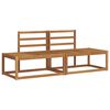 vidaXL Buiten bankenset 2 pcs Naturel 182,5 x 63 x 73 cm