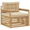 vidaXL Tuinbank Polyester Wit