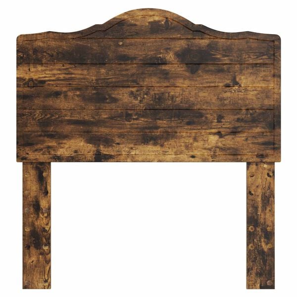 vidaXL Hoofdbord Gerookt eiken 75 cm Bewerkt hout