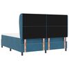vidaXL Boxspringbed met matras Donkerblauw 200 x 180 cm Polyester