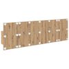 vidaXL Hoofdbord Met Kast met lade 3 pcs Artisan Eiken Bewerkt hout