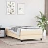 vidaXL Pocketveringmatras medium 80x200x20 cm stof cr&egrave;mekleurig