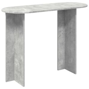 vidaXL Wandtafel Betongrijs 100 x 39,5 x 75 cm Bewerkt hout