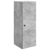 vidaXL Wandkast 33 x 34,5 x 90 cm Bewerkt hout Betongrijs